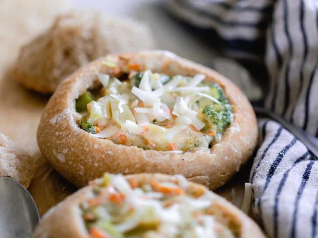 Sourdough bread bowl