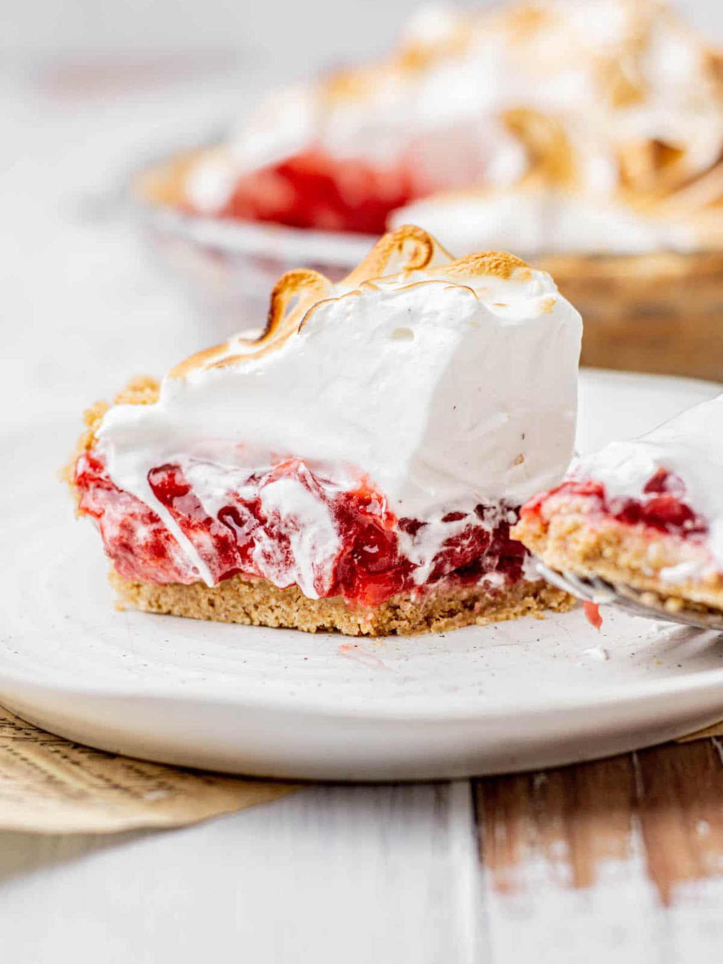 Strawberry Meringue Pie