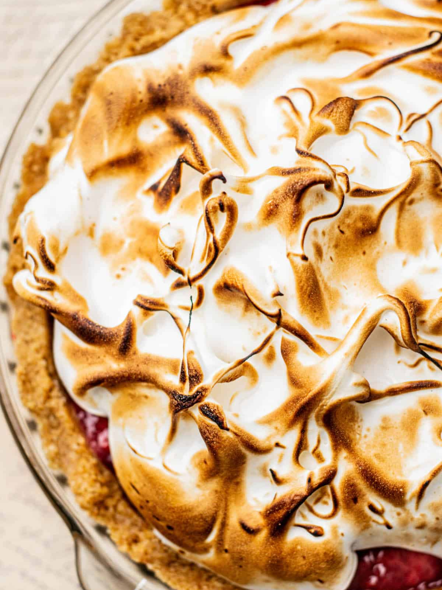 Strawberry Meringue Pie