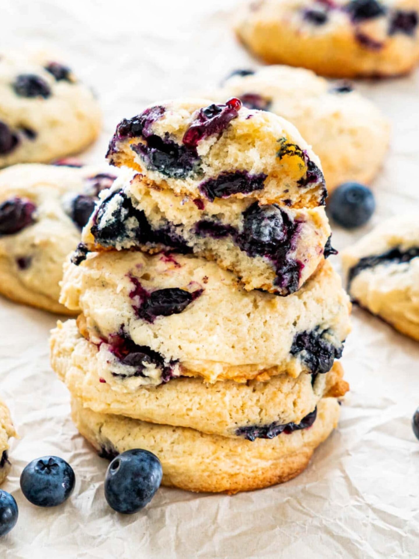 Blueberry Cheesecake Cookies