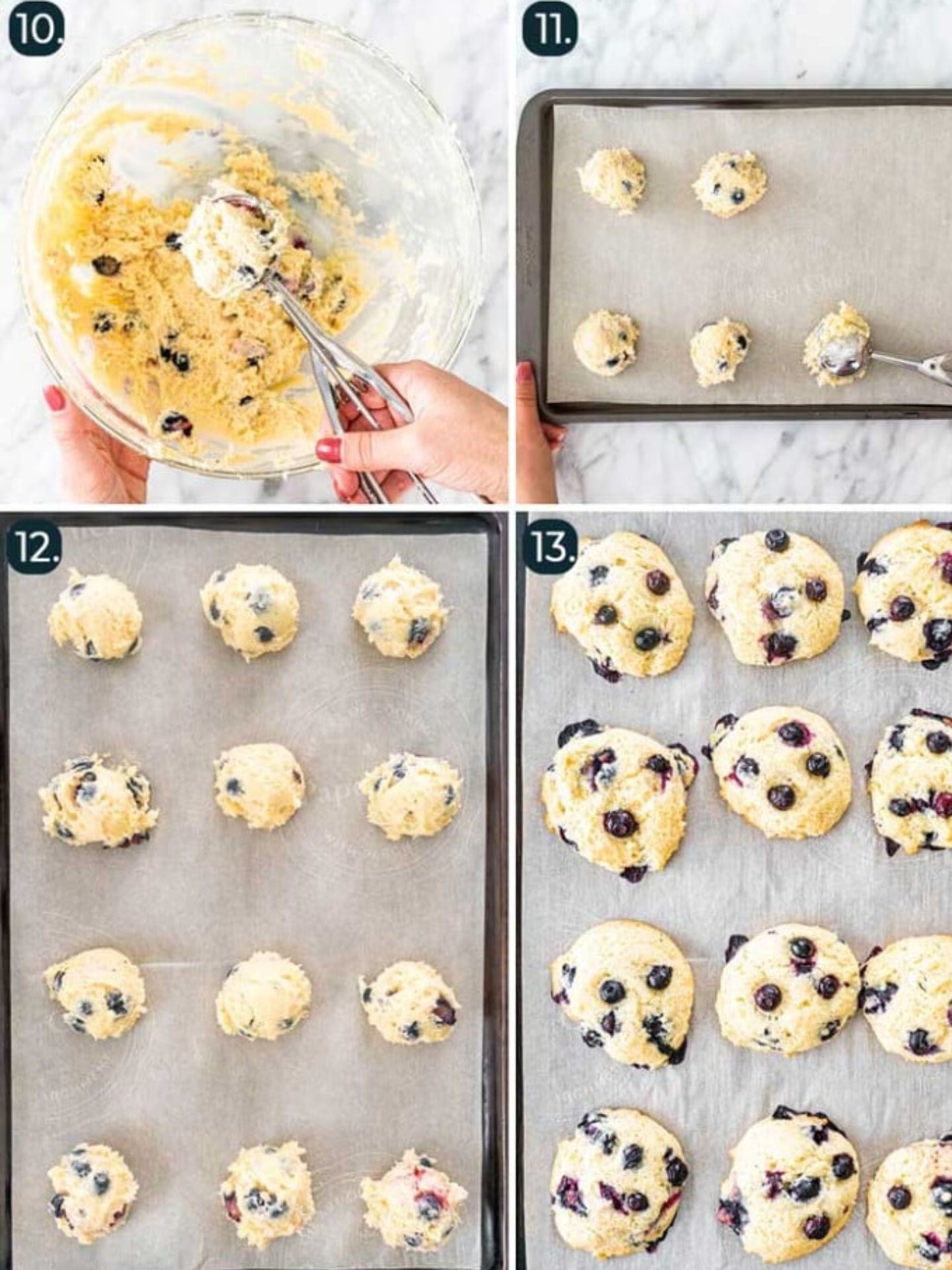 Blueberry Cheesecake Cookies