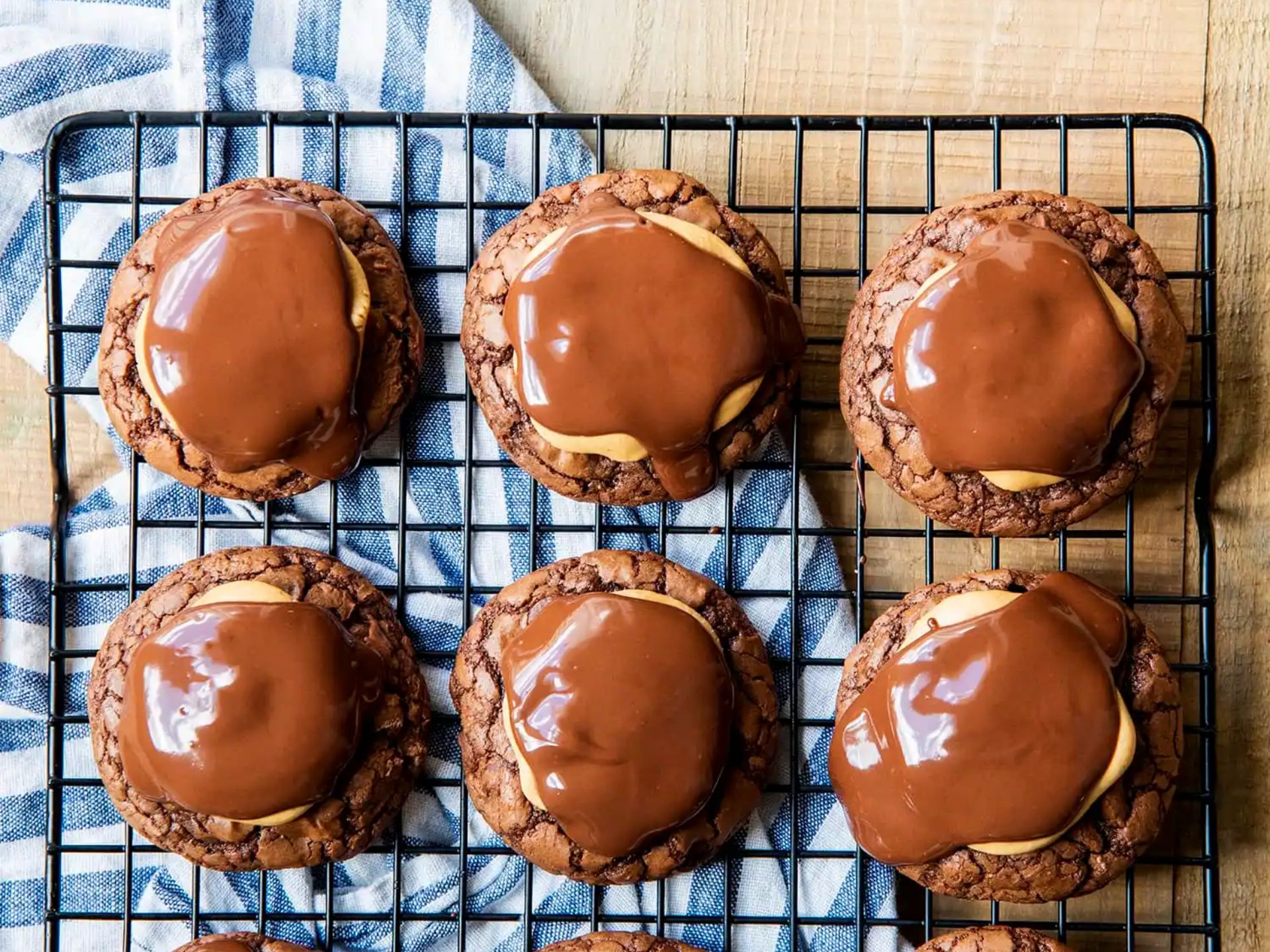 Buckeye Brownie Cookies