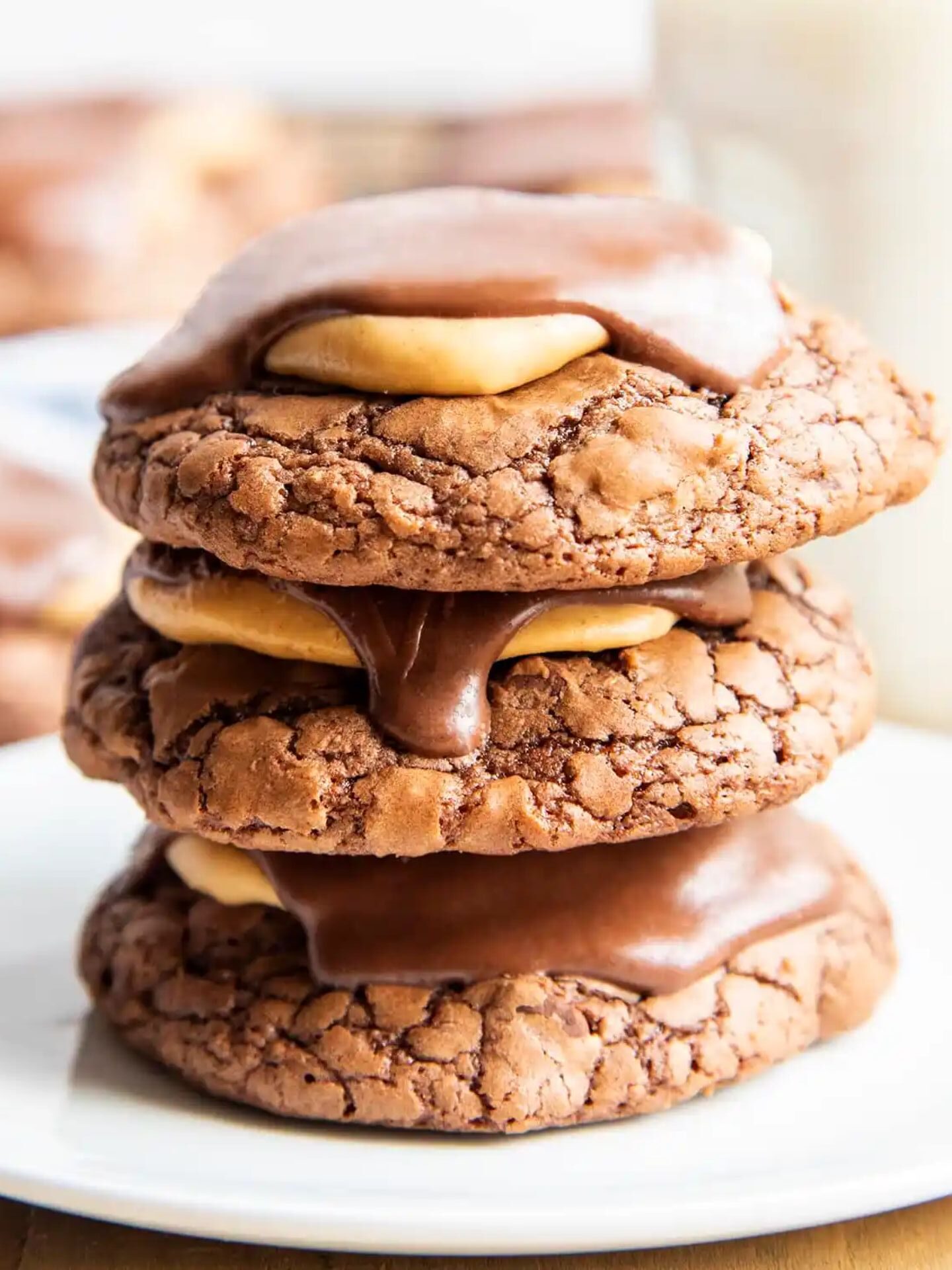 Buckeye Brownie Cookies