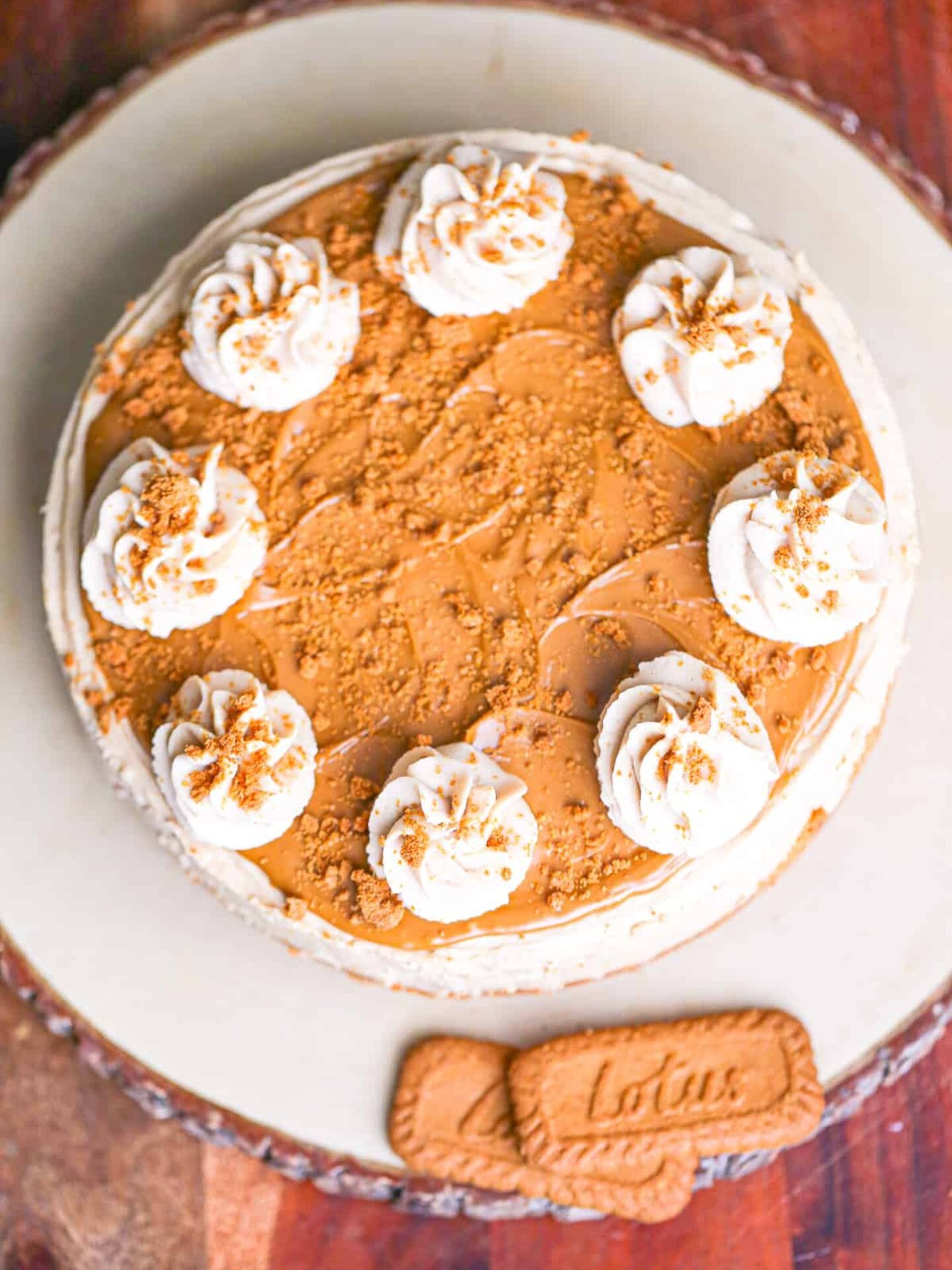 No Bake Biscoff Cheesecake 