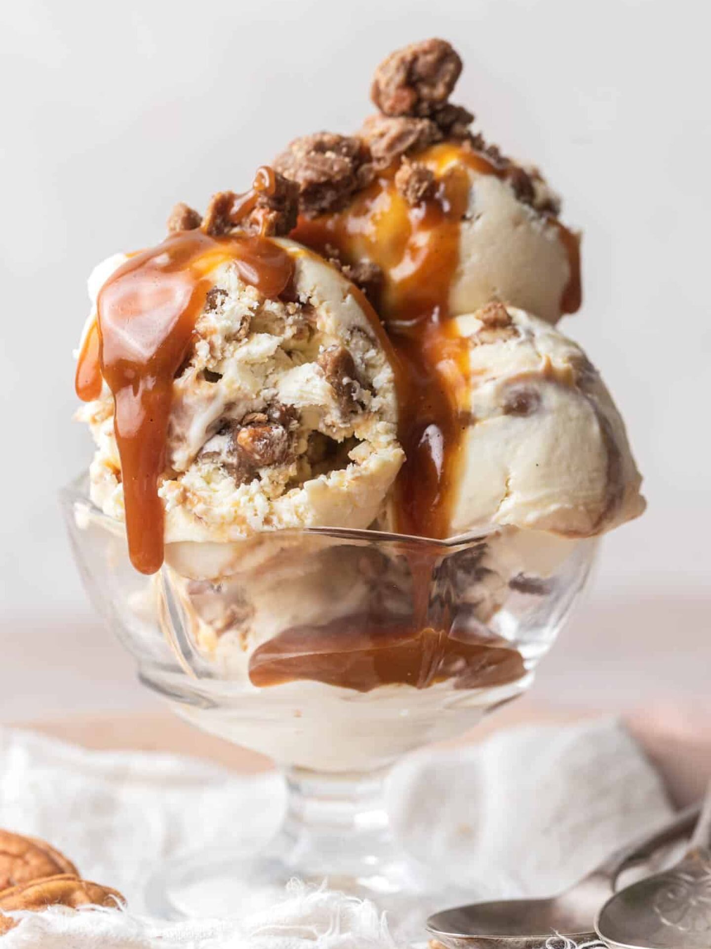 Pecan Pralines Ice Cream