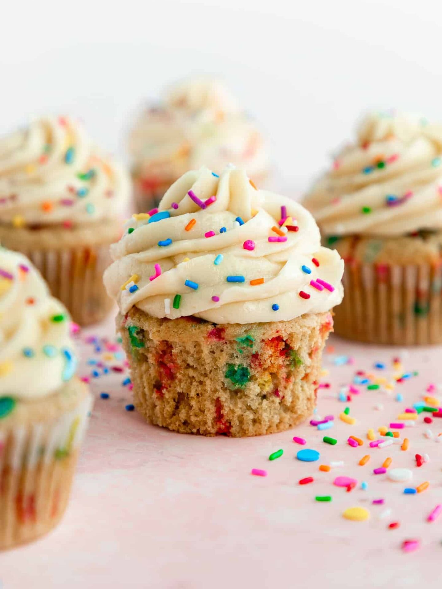 Vegan Funfetti Cupcakes 