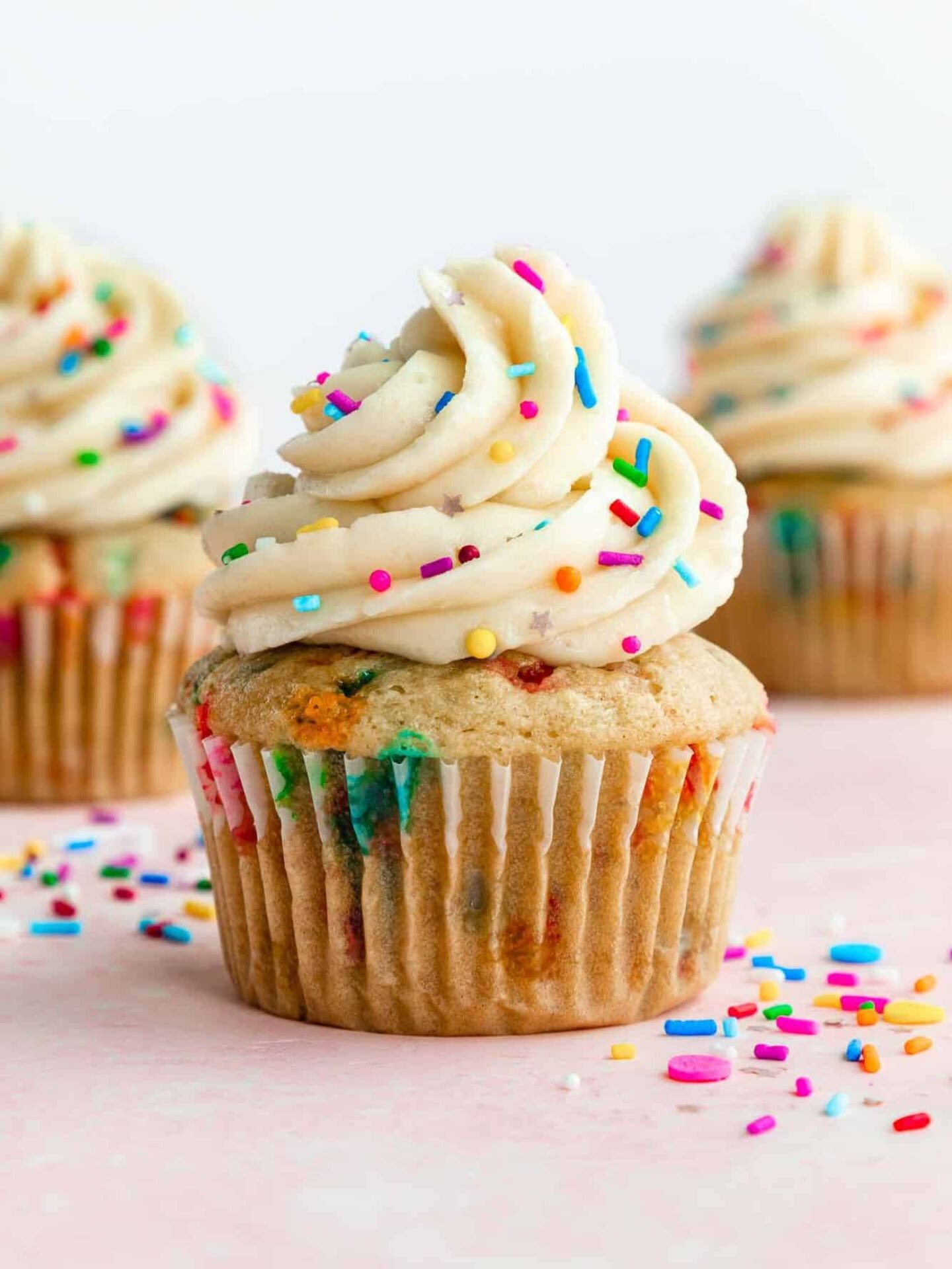 Vegan Funfetti Cupcakes 