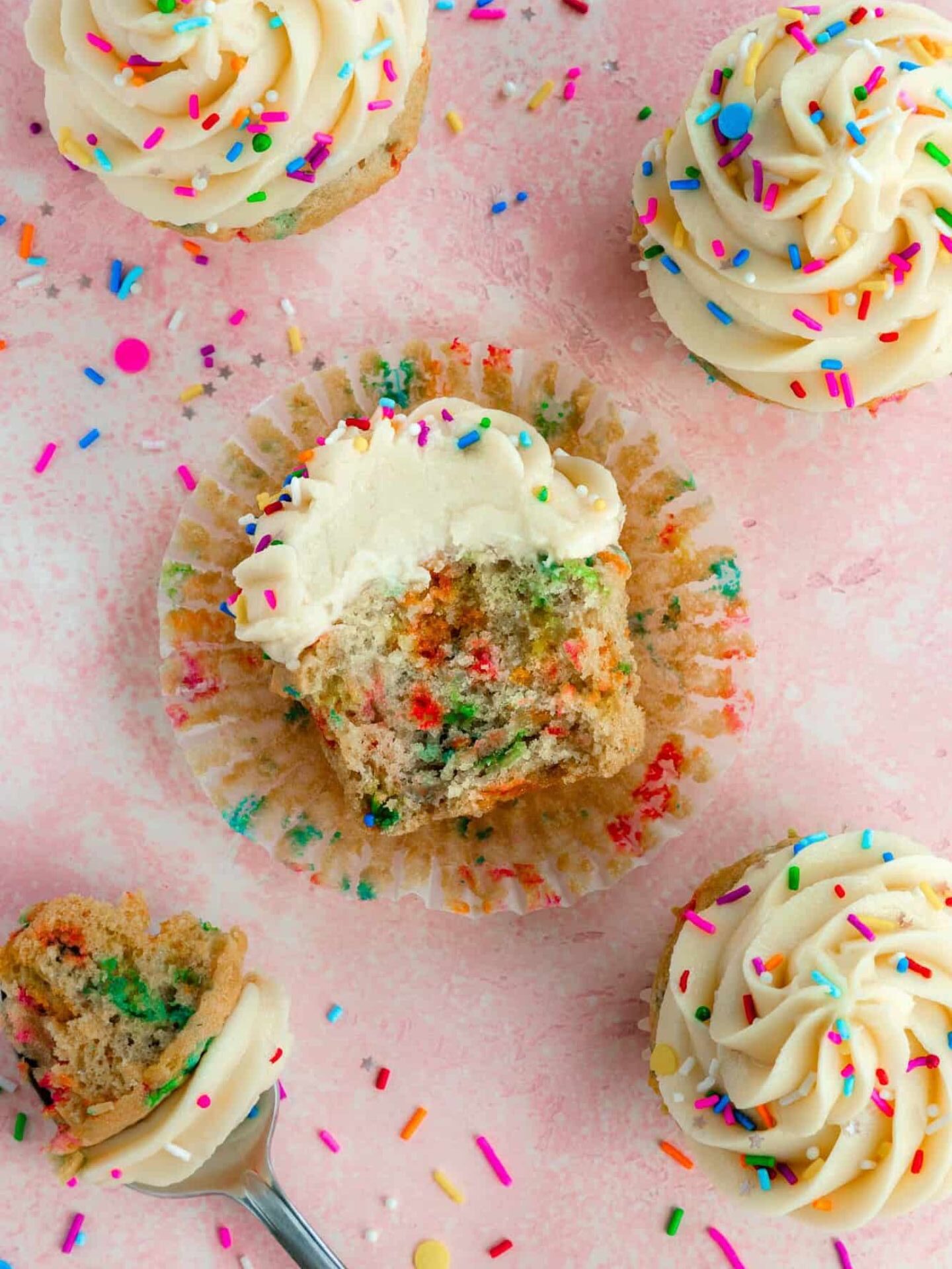 Vegan Funfetti Cupcakes 