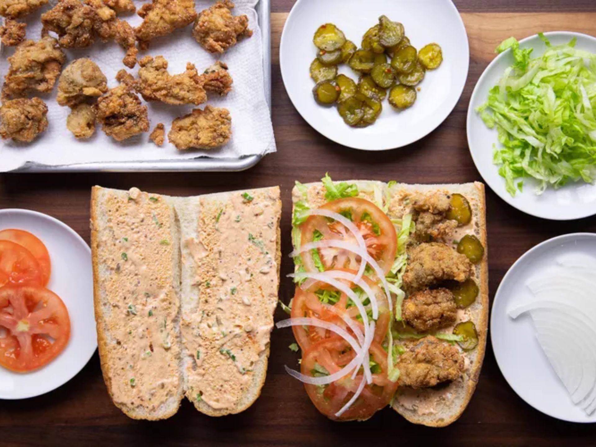 Fried Oyster Po Boys