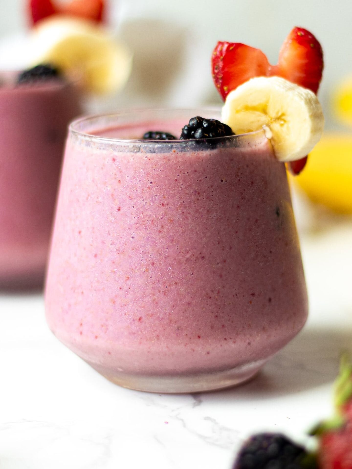 Blackberry Strawberry Banana Smoothie