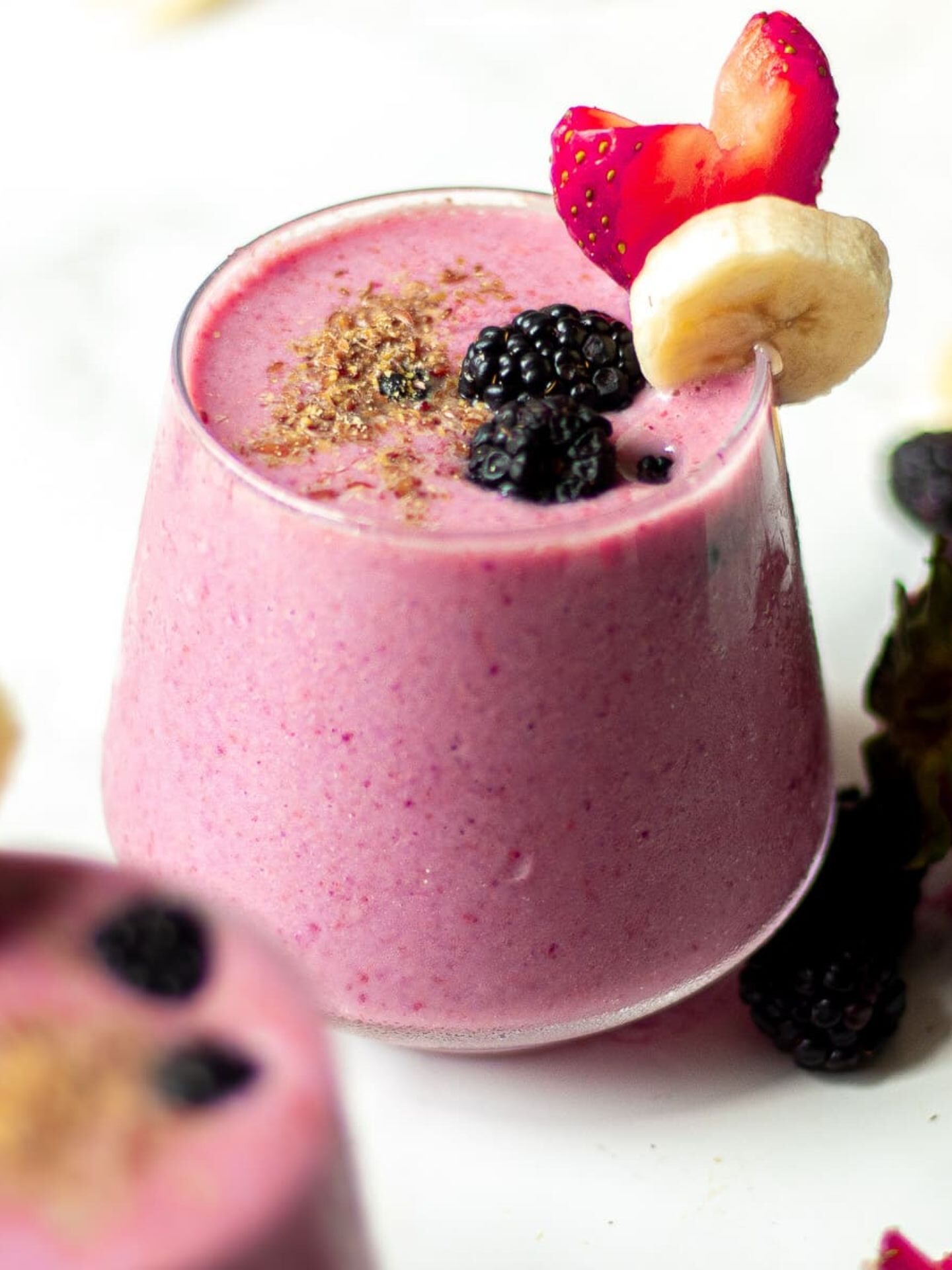 Blackberry Strawberry Banana Smoothie