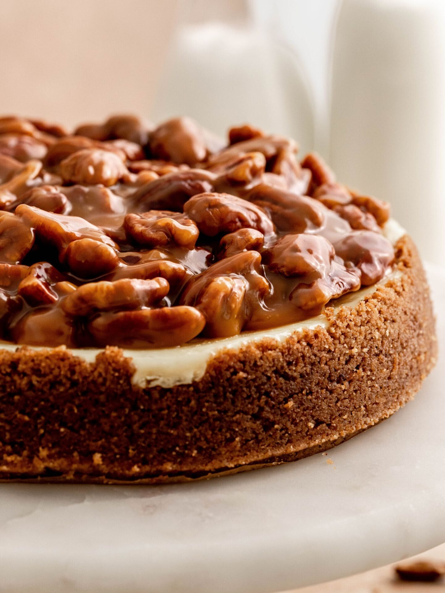 Caramel Pecan Cheesecake