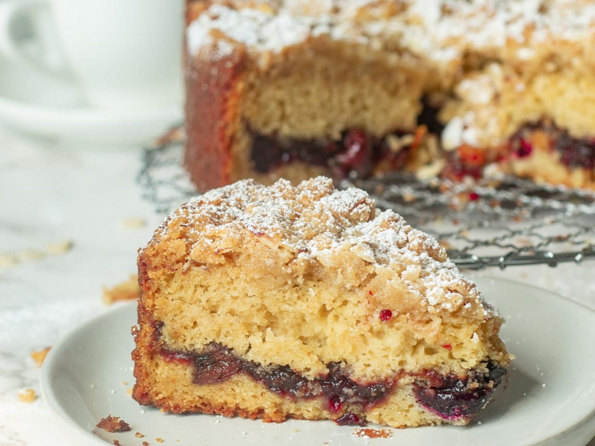 Cherry Coffee Cake