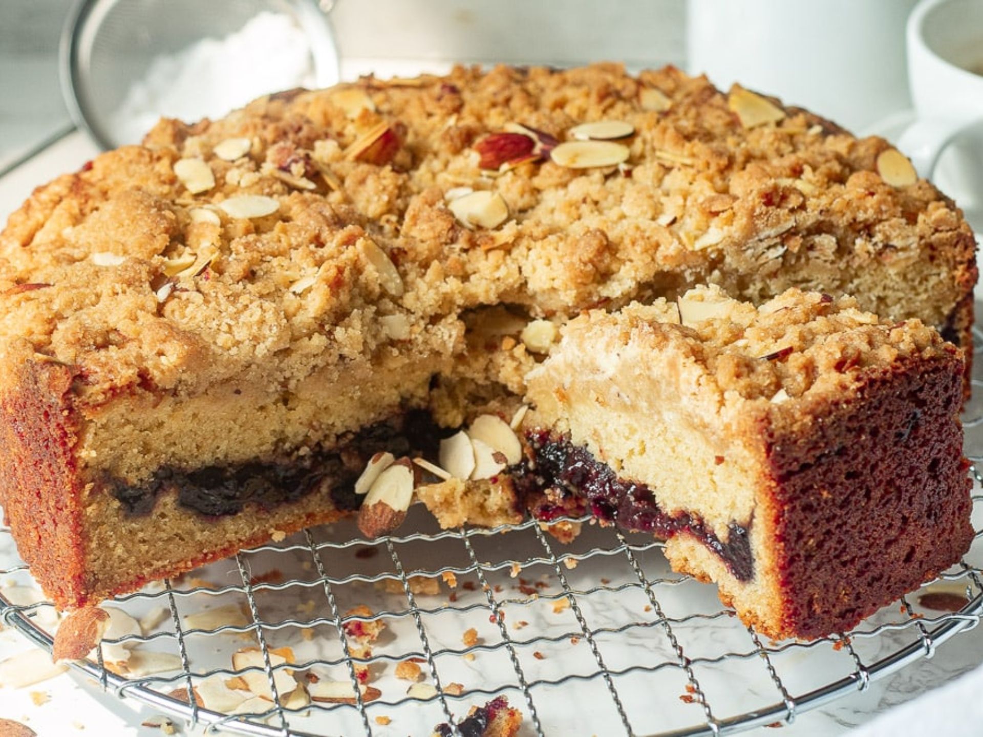 Cherry Coffee Cake