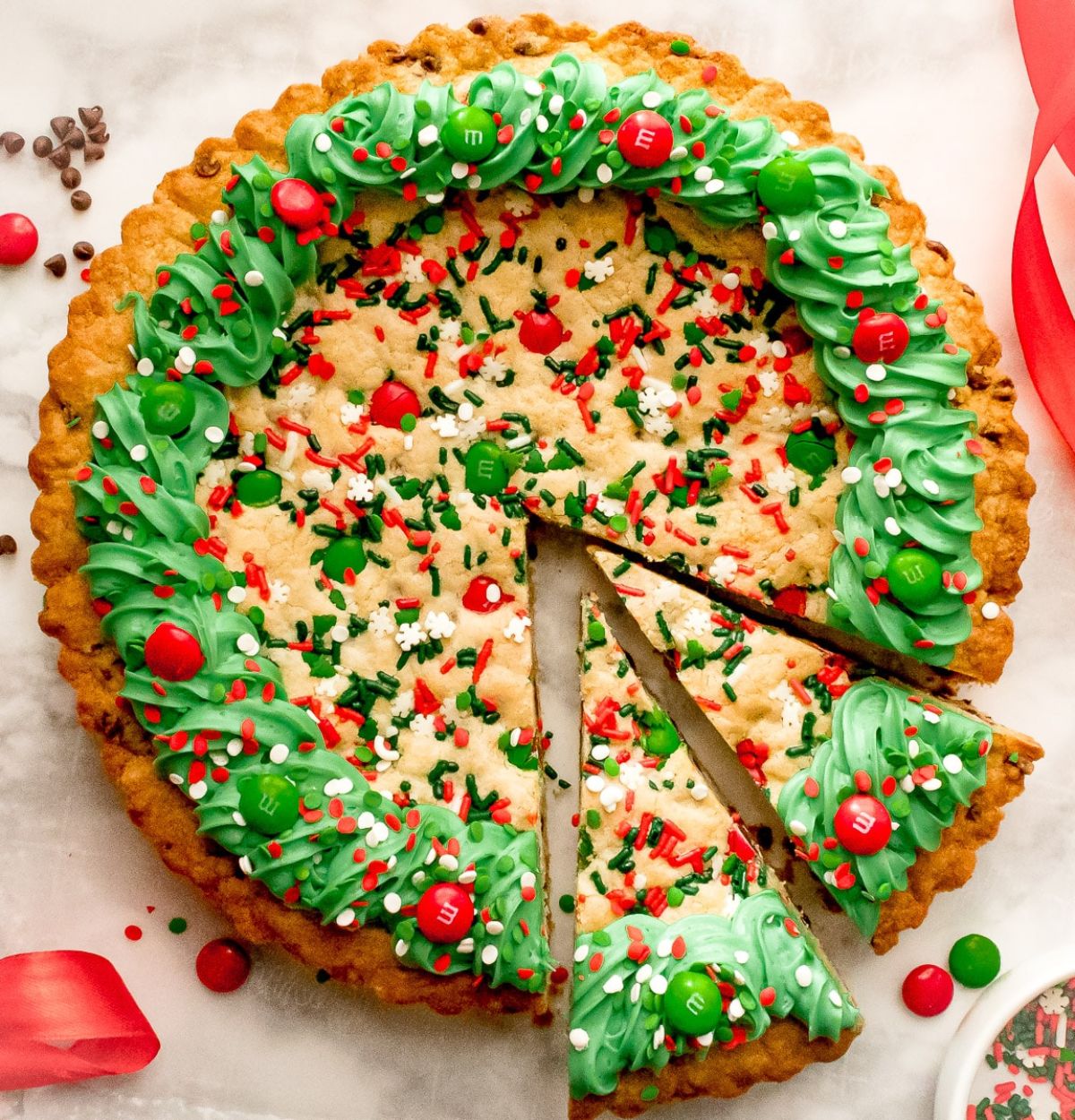 Christmas Cookie Cake