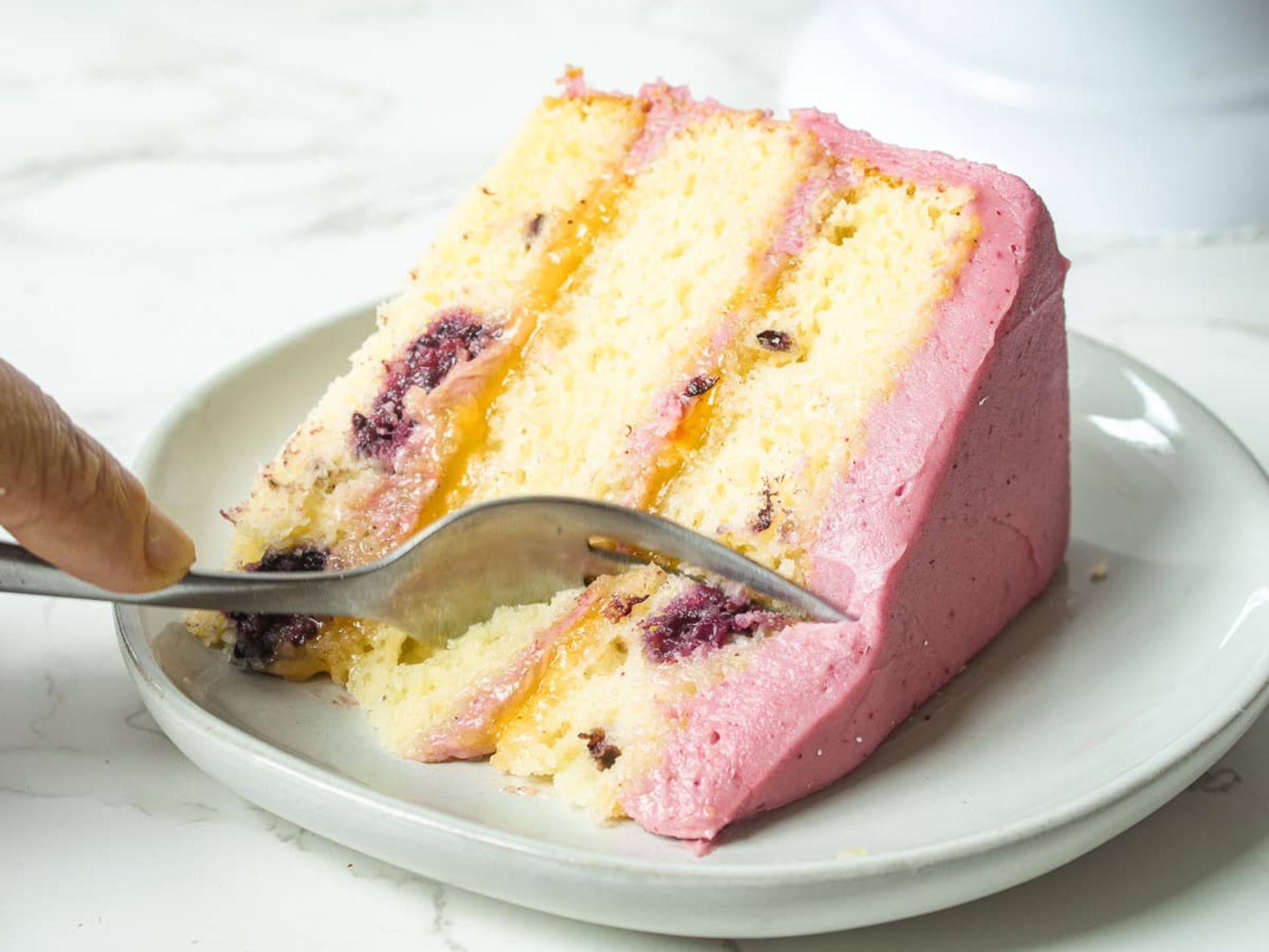 Lemon Blackberry Cake