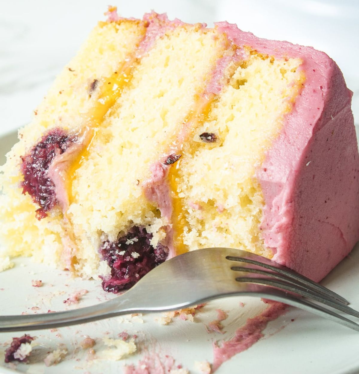 Lemon Blackberry Cake