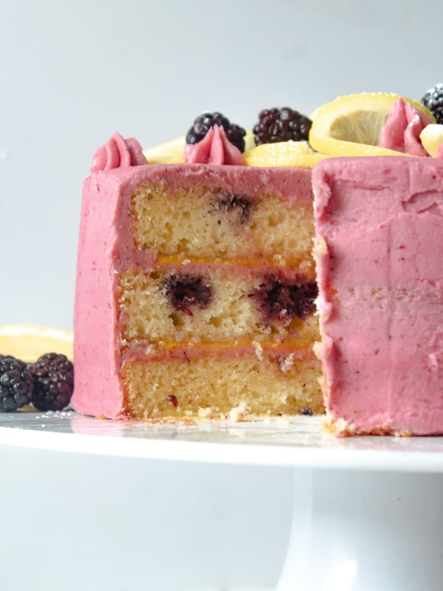 Lemon Blackberry Cake