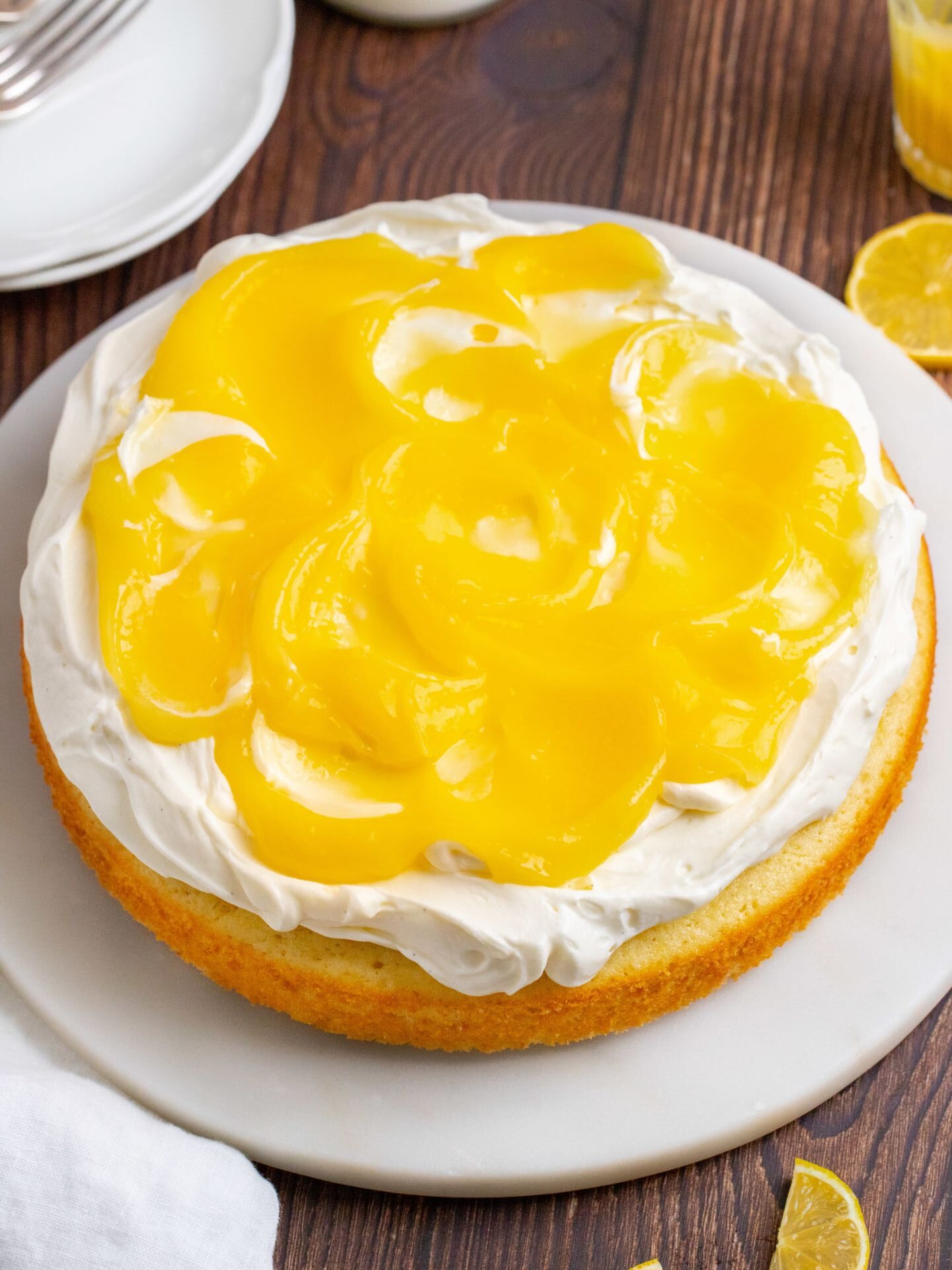 Lemon Curd Cake