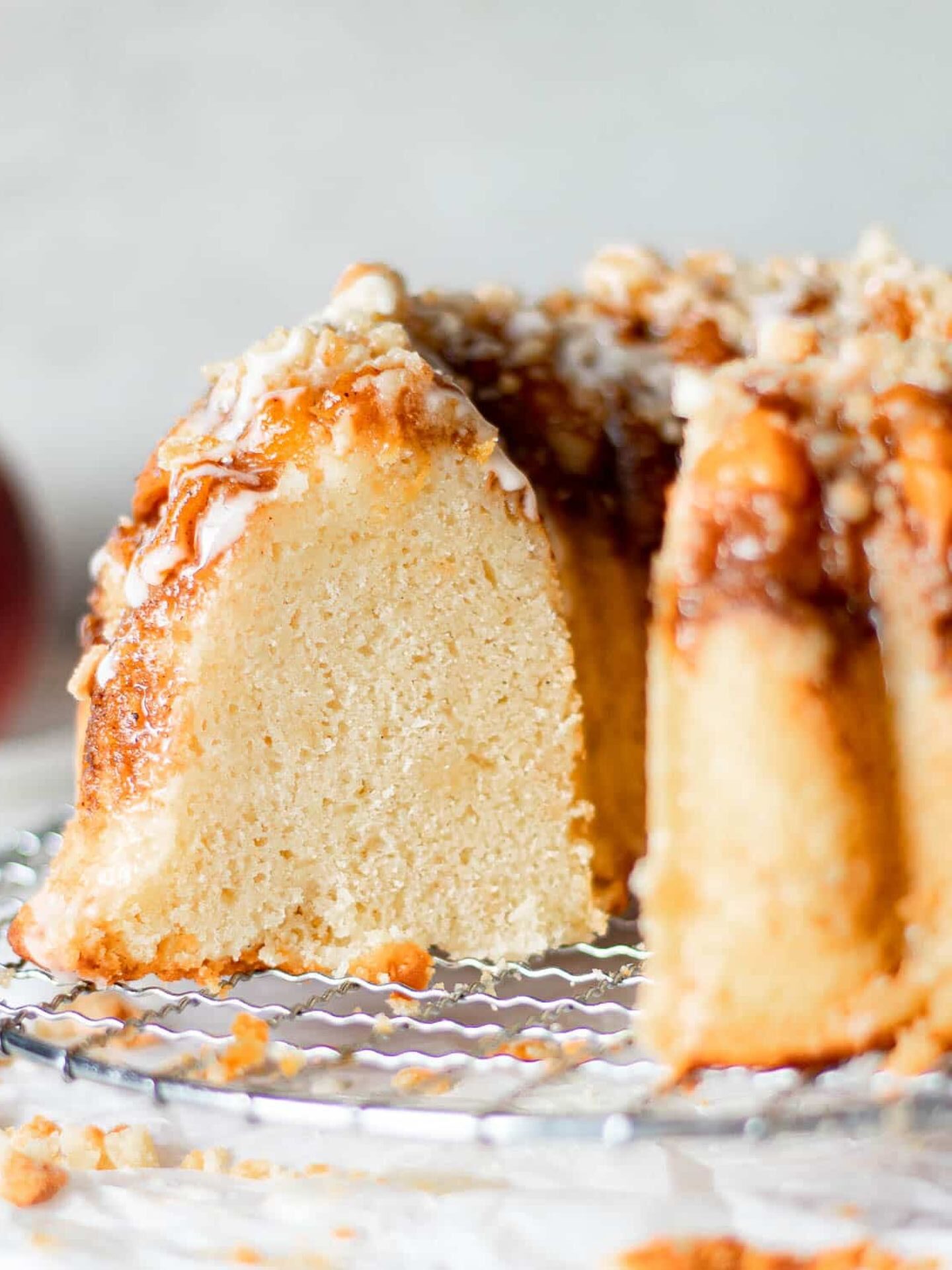 Peach Cobbler Pound Cake