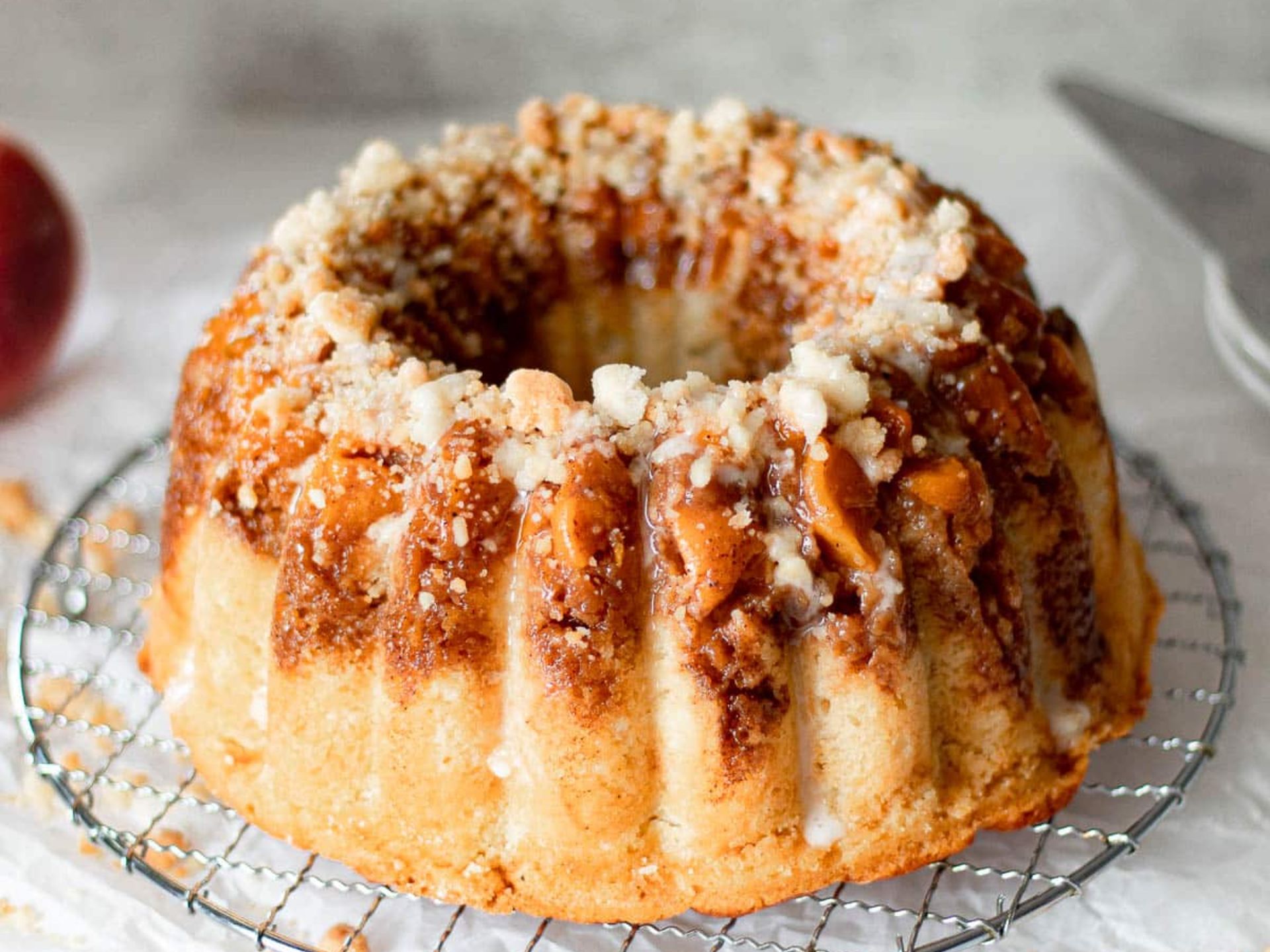 Peach Cobbler Pound Cake