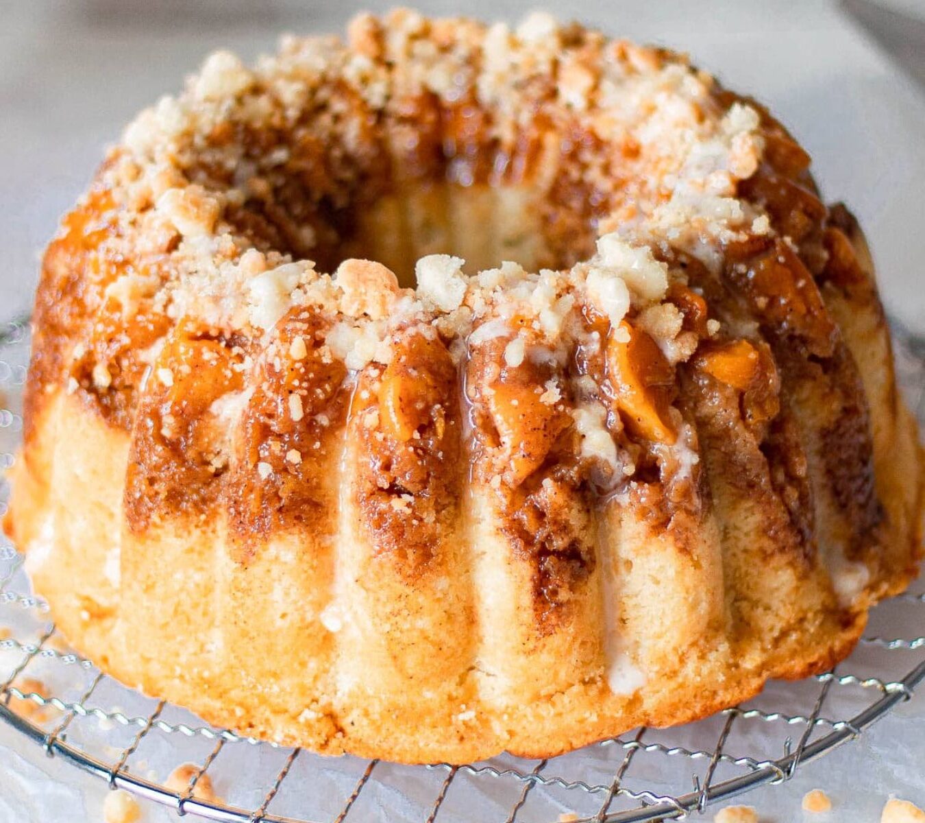 Peach Cobbler Pound Cake