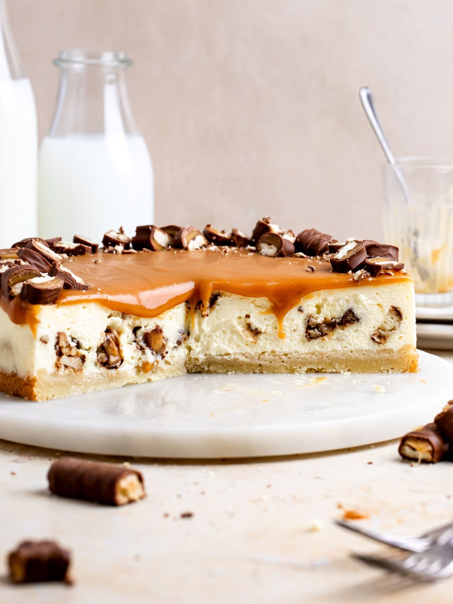 Twix Cheesecake