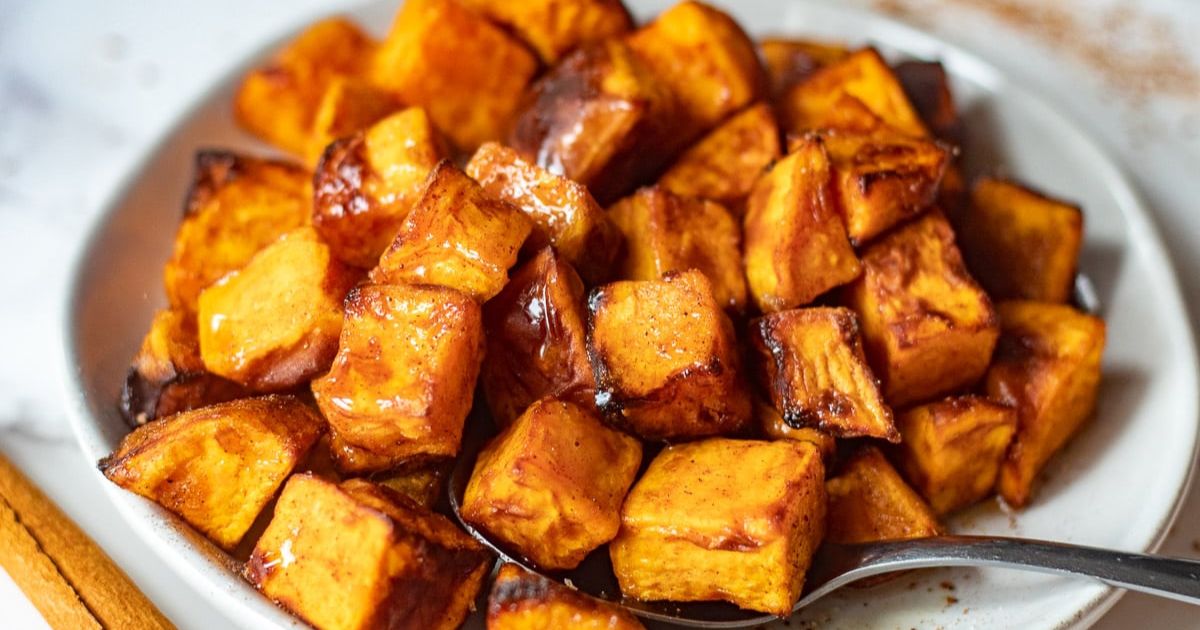 Air Fryer Sweet Potato Chunks