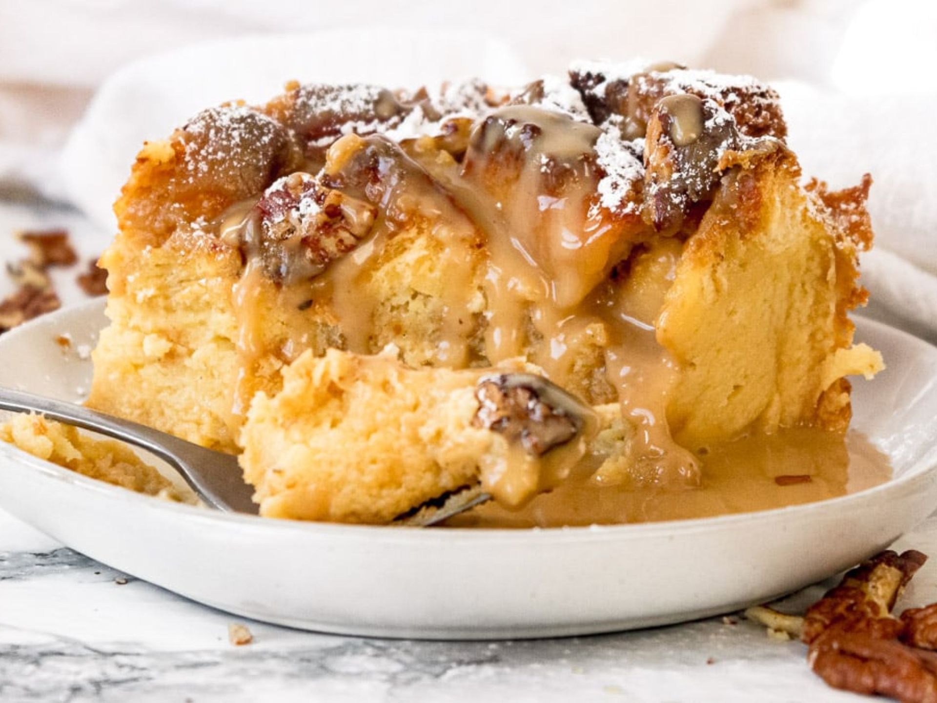 Eggnog Bread Pudding