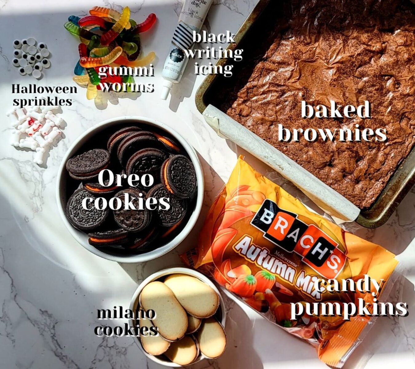 Graveyard Brownies