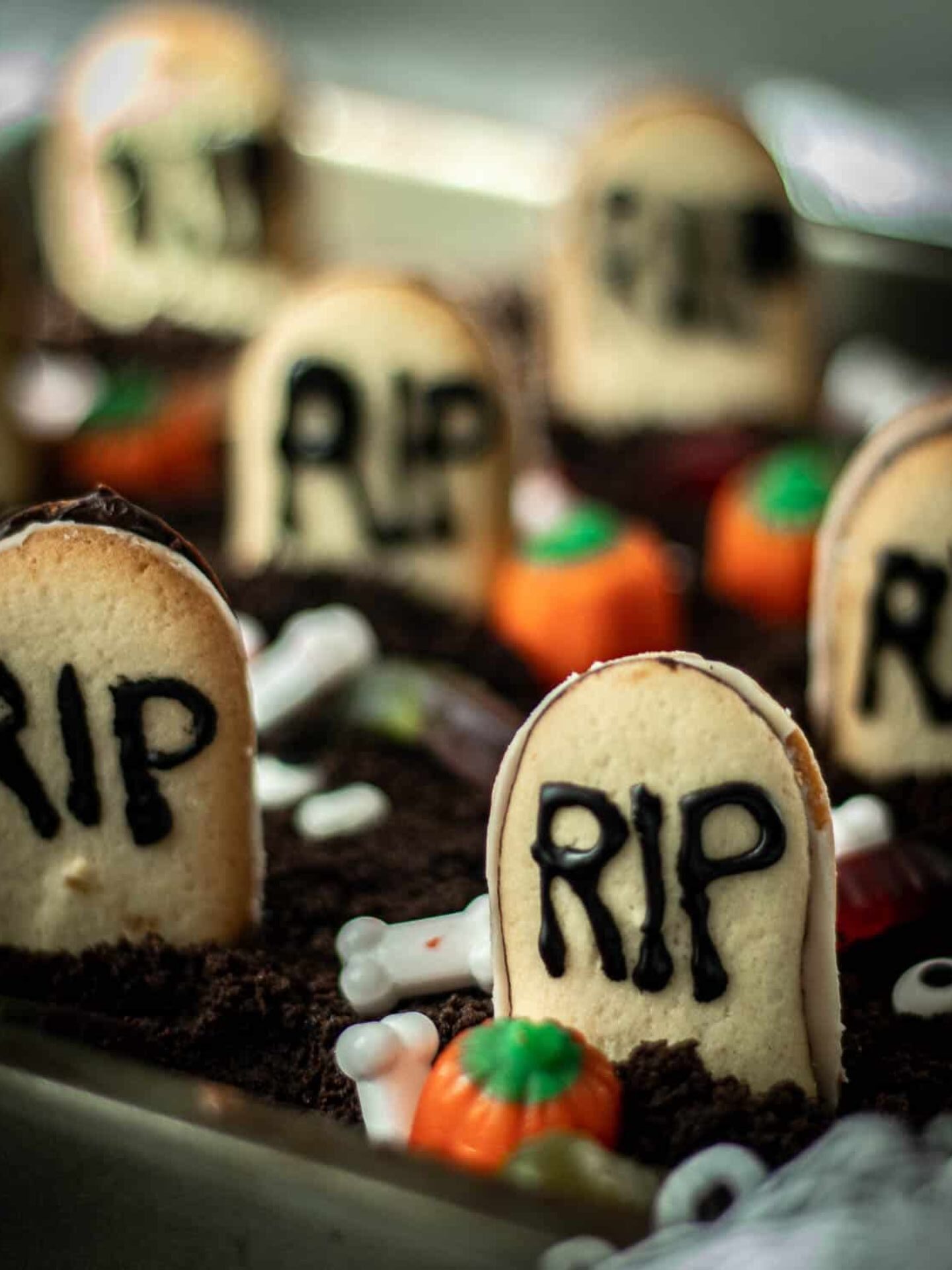 Graveyard Brownies