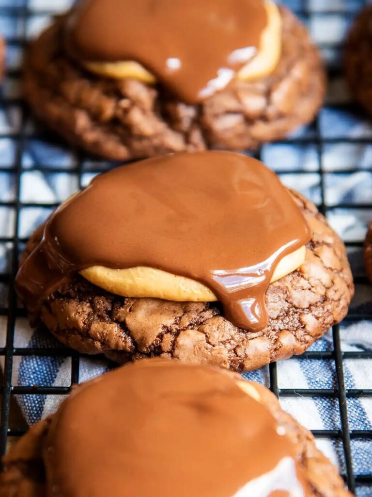 Buckeye Brownie Cookies