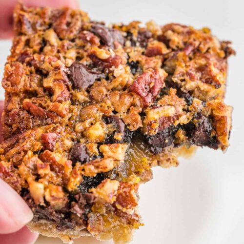 Chocolate Pecan Pie Bars