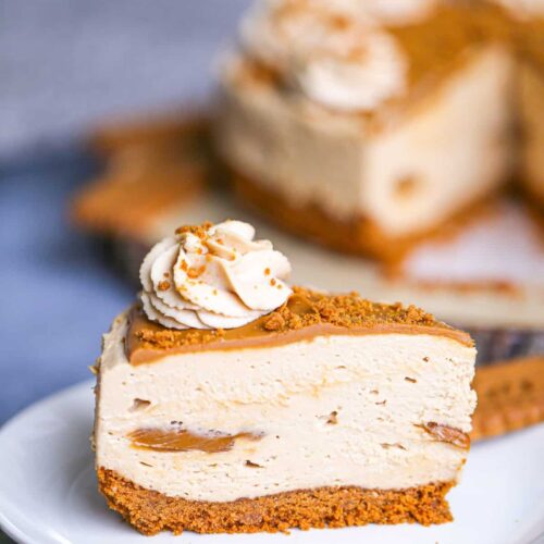 No Bake Biscoff Cheesecake