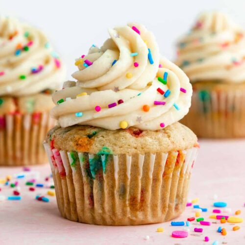 Vegan Funfetti Cupcakes