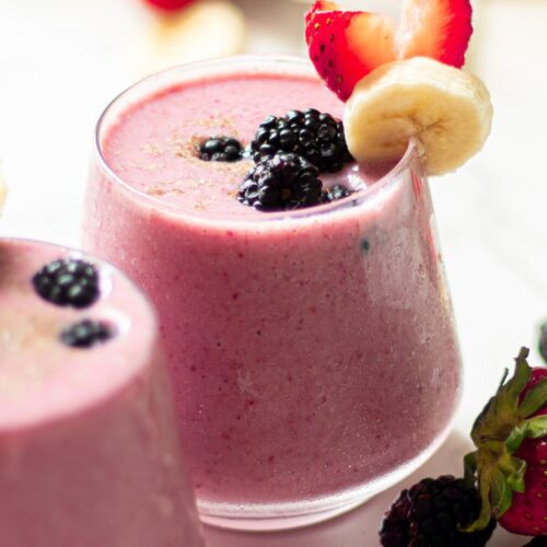 Blackberry Strawberry Banana Smoothie