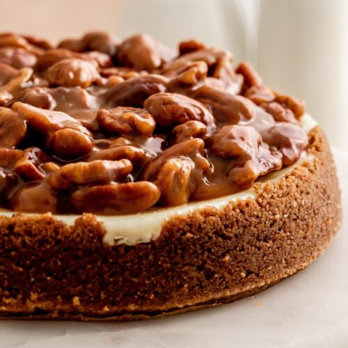 Caramel Pecan Cheesecake