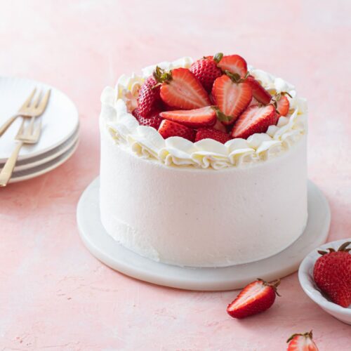 Strawberry Chiffon Cake