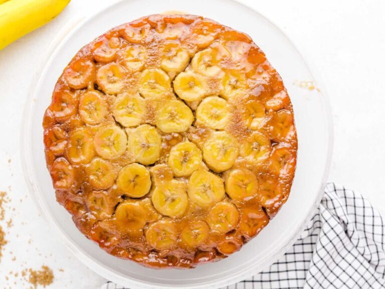 Upside Down Banana Cake