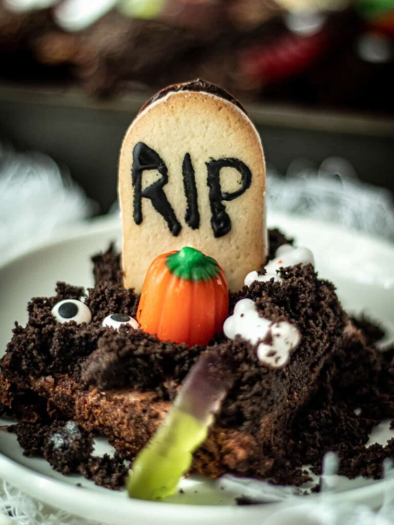 Graveyard Brownies