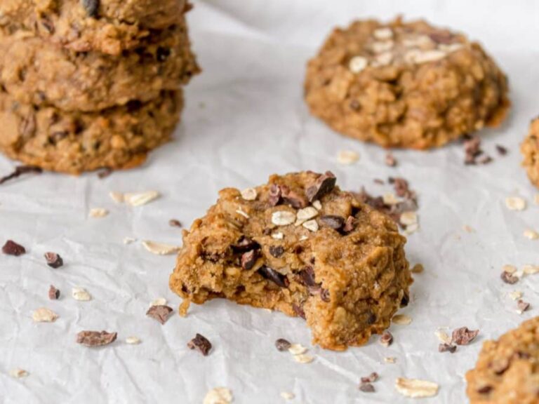 Vegan Peanut Butter Oatmeal Cookies